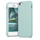 kwmobile Case for Apple iPhone SE / 5 / 5S - Mint Green Silicone Cover