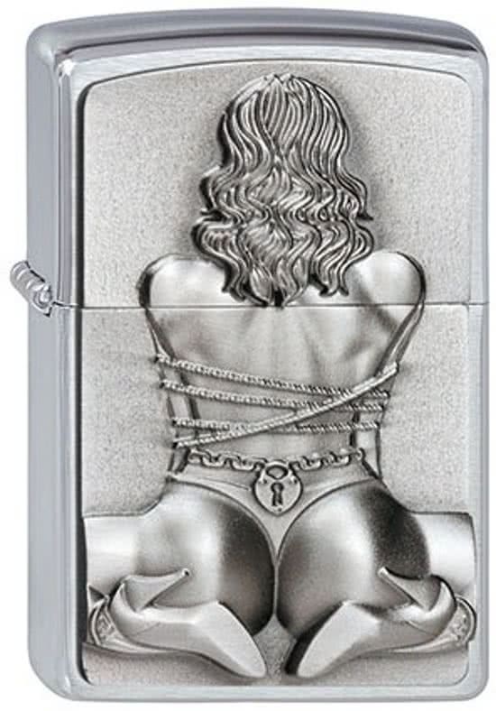 Zippo aansteker Bondage Girl Emblem