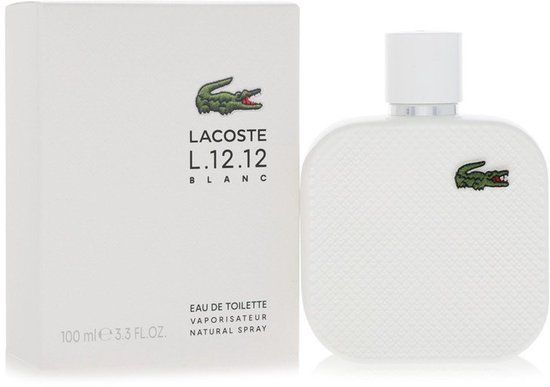 Lacoste L.12.12 Blanc Eau de Toilette Spray 100ml - Men's Fragrance