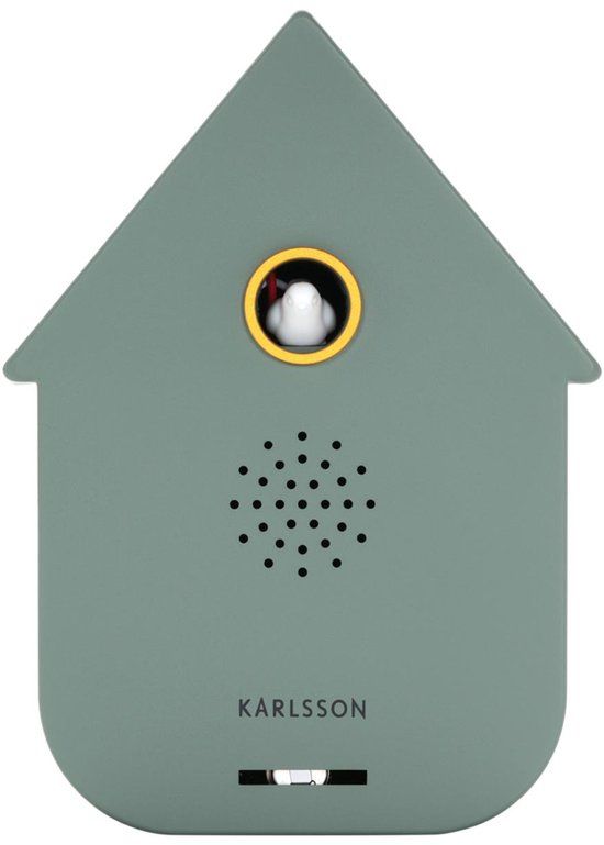 Karlsson Ornament Sound Box Modern Cuckoo - Groen