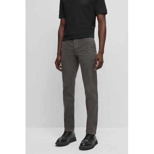 BOSS Schino Slim Fit Trousers - Charcoal
