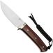 Civivi Cloud Peak C23044-3 Satin Nitro-V, Guibourtia Wood, Nickel Silver Guard, vaststaand mes