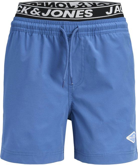 Jack & Jones Maui Surf Double Zwemshort Jongens - Blauw - Maat 140