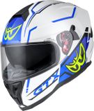 Berik FF869 Arok Integraalhelm - Wit/blauw/geel - L