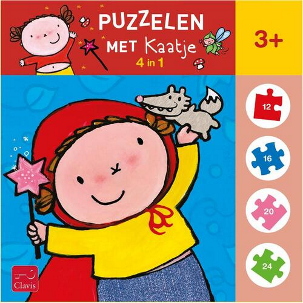 Clavis - Kaatje 4 in 1 Puzzel - 5407009980060