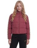 Guess Dames NIEUWE JEAN PUFFER JACKETOUTERWEARANCIENT MAGENTAsize S lengte N