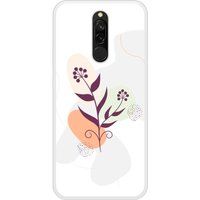 Redmi Bedrukt siliconen hoesje compatibel met Redmi Note 8 Blossom