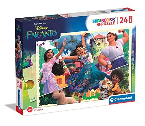 Clementoni - Puzzel 24 Stukjes Maxi Disney Encanto, Kinderpuzzels, 3-5 jaar, 24246