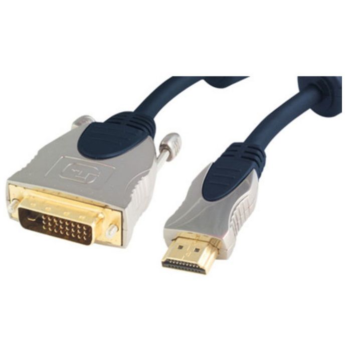 Home-Cinema Panda Home-Cinema Hoge kwaliteit DVI-D Dual Link - HDMI kabel - 2 meter