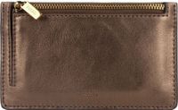 FOSSIL Logan Zip Card Case Bronze