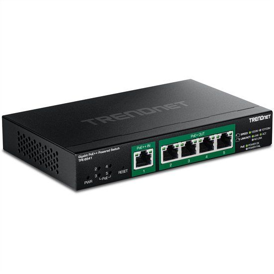 Trendnet TPE-B541 Managed Gigabit Ethernet PoE++ Switch Zwart