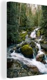 OneMillionCanvasses Canvas schilderij - Waterval - 120x180 cm