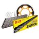 Kettingset DID Kettingset Stealth 530VX3 / 110 Eindeloos goud voor MuZ/MZ S SF ST 1000 cc Bj. 2005-2008