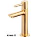 Wiesbaden Amador Robinet de lavabo - Robinet de toilette - Robinet d'eau froide - XL - Kiwa - 1/2 - Laiton brossé