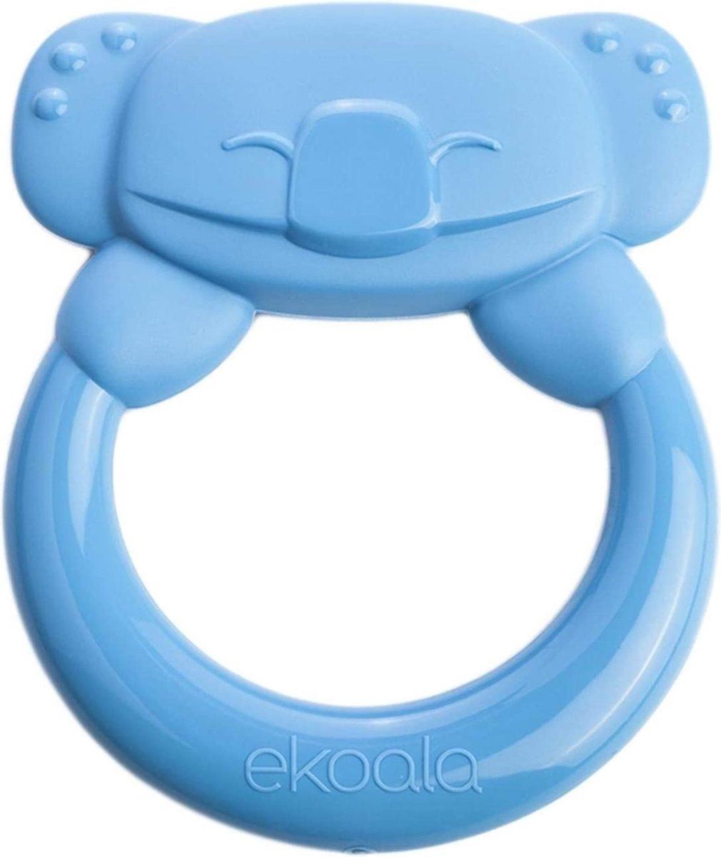 eKoala eKummy Junior Bijtring - Biologisch - Blauw - 12 x 9 cm