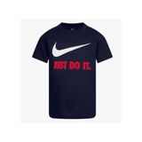 Nike Kids Swoosh Just Do It T-shirt Korte Mouwen Blauw