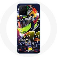 Maniacase Hoesje voor Vivo Y21s 2021 / Y21 2021 Formule 1 Sergio Pérez F1 Coureur