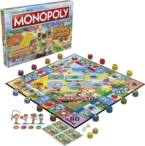 Hasbro Monopoly - Animal Crossing - Engelse Versie - Bordspel