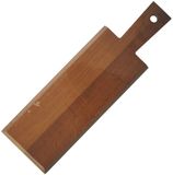 Fackelmann Snijplank, donker beukenhout, afgeschuinde randen 39 x 12 cm
