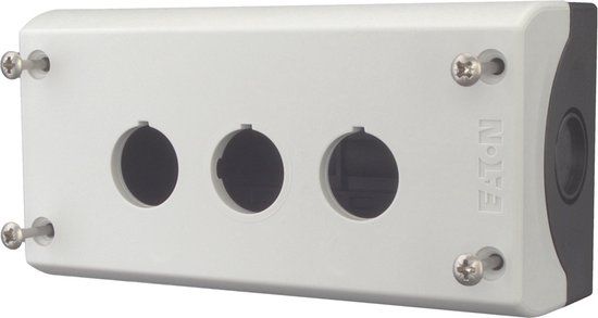 EATON INDUSTRIES RMQ-Titan Drukknoppendoos Leeg - E2C3P - Grijs Zwart - Kunststof - 16 x 8.5 x 11.5 cm