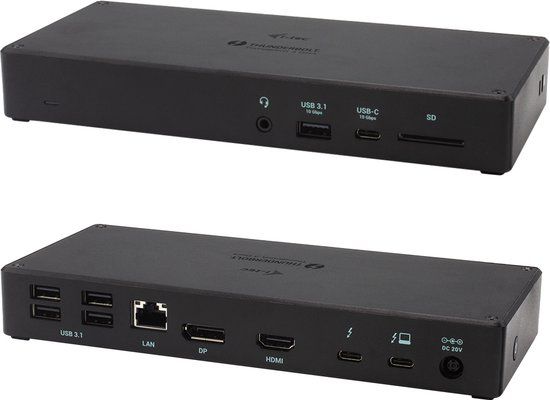 i-Tec Thunderbolt 3 Docking Station Triple Display + Power Delivery 96W