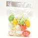 Season Deco Paaseieren - 36x stuks - Paastakken hangdecoratie - Pasen thema - vrolijke kleurenmix - 6 cm - Paasversiering