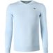 Lacoste Pull Coupe Regular Col V Bleu clair, Uni