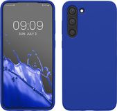 kwmobile telefoonhoesje geschikt voor Samsung Galaxy S23 Plus - Hoesje met siliconen coating - Smartphone case in Baltisch blauw