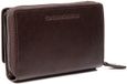 The Chesterfield Brand Leren Portemonnee Salviano Wallet Brown Donkerbruin
