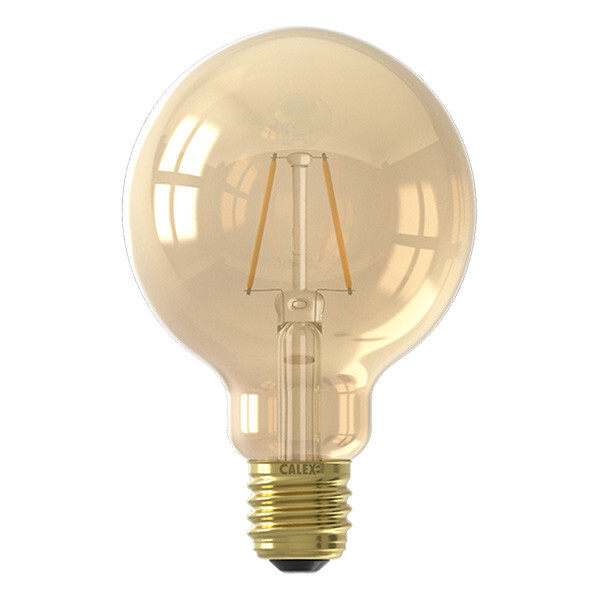 Calex LED lamp | E27 | Globe G95 | Goud | 2100K | 2W (15W)