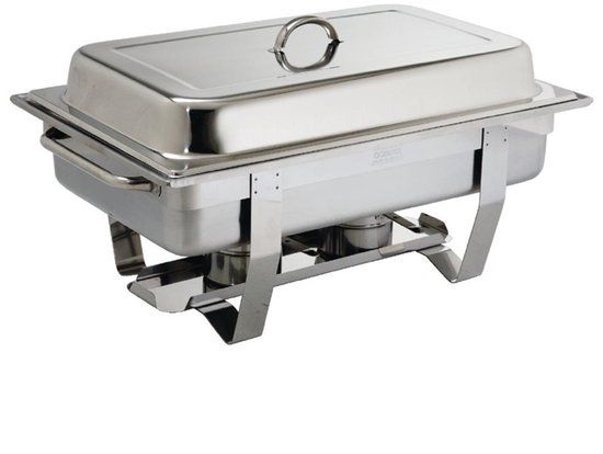 Olympia Milan Chafing Dish GN 1/1 - RVS - Rechthoek - 63.50 cm x 27 cm x 27 cm