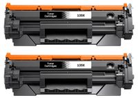 HP Toner 139X (avec puce) pour HP Laserjet Pro MFP 3102fdw, 2 pièces noir