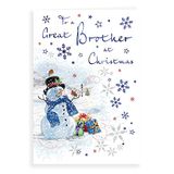 Piccadilly Greetings Traditionele Kerstkaart Broer