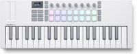 Novation Launchkey Mini 37 MK4 - MIDI Keyboard Controller - 37 Mini-Toetsen - Wit