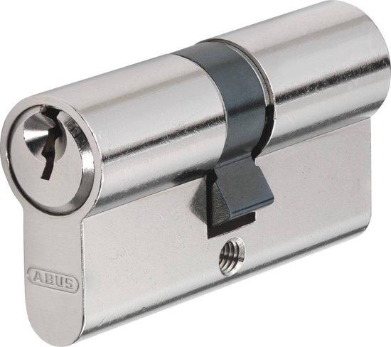 ABUS e50 cilinder 30/30 mm - Zilver