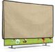 kwmobile Housse de protection en lin pour Smart TV - Beige