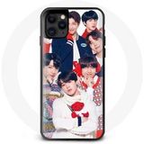 Maniacase Hoesje voor Iphone 12 Pro Max BTS Poster Memebers kerstcadeau 2023