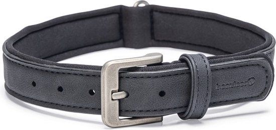 Beeztees Balacron Ax Hondenhalsband - Kunstleer - Zwart - 43-53 cm x 25 mm