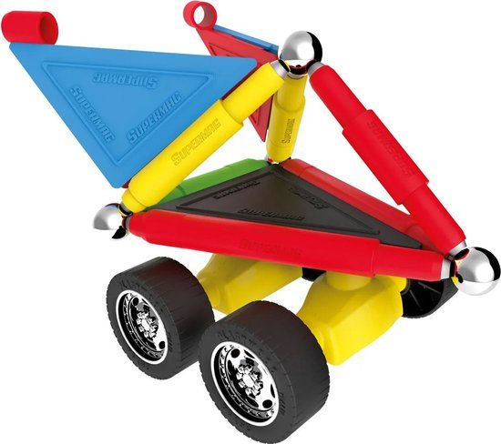 Supermag Magneet speelgoed Wheels 30 SM0653 Multikleur