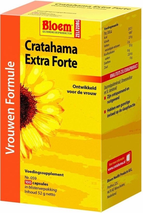 Bloem Cratahama Exra Forte Capsules 100st
