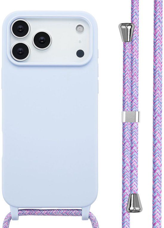 imoshion Siliconen hoesje met koord voor de Apple iPhone 17 Pro Max - Paars