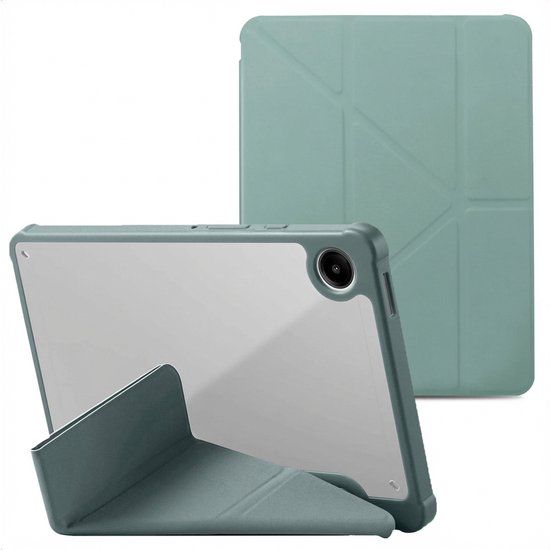 imoshion Tablet Hoes - Geschikt voor Samsung Galaxy Tab A9 Plus - Bookcase - Donkergroen