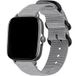 Strap-it Amazfit GTS 3 Nylonarmband mit Schnalle (Grau)