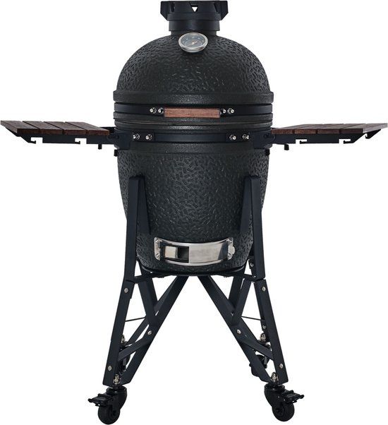 The Bastard Urban Medium Compleet Kamado BBQ - Zwart - 42cm Grilloppervlak