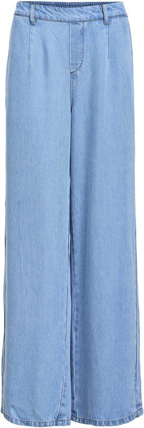 OBJECT Objframe Lisa Wide Mw Pants Jeans Dames - Blauw - Maat L