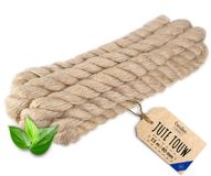 Creative Deco ALWO Sp. z o.o. Creatief Deco Jute Touw | 15m Lengte | 40mm Dikte | Bruin