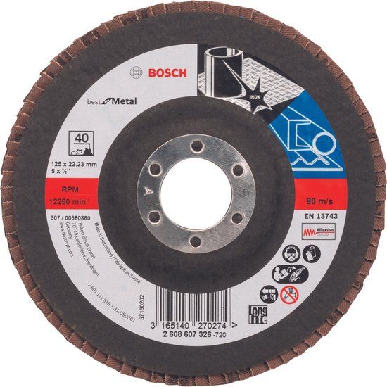 Bosch Lamellenschijf 125 x 571 Best for Metal 40