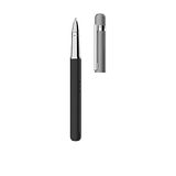 Otto Hutt Rollerbalpen D03 messing/staal blauw-platina 14 cm, stiftgrootte M, letterkleur blauw, 009-18805