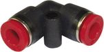 Norgren Raccord coudé C00401200 Tube-Ø: 12 mm 1 pièce(s) Plastique Transparent