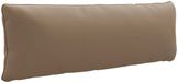 vidaXL Rugkussen PUTTEN 100% Polyester Taupe 120 x 40 x 15 cm
